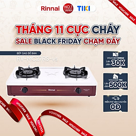 Mua Bếp gas dương Rinnai RV-MC27RS mặt bếp inox và kiềng bếp men - Hàng chính hãng