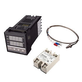 PID Nhiệt Độ Bộ Điều Khiển Nhiệt AC 100-240 V, Ruột Đặc Rơ Le