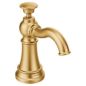 Nhấn xà phồng (vòi màu vàng + bình nhựa trắng) - S3945BG , hiệu Moen S3945BG