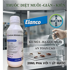 (Ko mùi) Hàng ELANCO - Thuốc Aqua Resigen 10.4 EW diệt muỗi, kiến, gián, rệp, bọ xít.... Bộ Y tế cho phép lưu hành