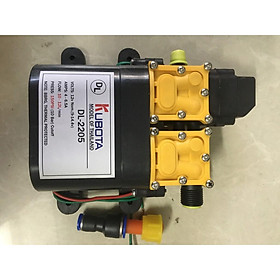 Mua Máy bơm đôi KUBOTA tăng áp lực nước mini 12V 120W Lưu lượng 9L/phút Tự động hút và ngắt nước