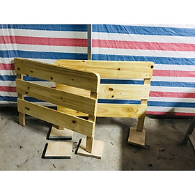 Mua MỚI Đầu Giường Pallet Gỗ Thông  Nhiều Kích Thước
