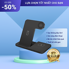 Mua Bộ Sạc Nhanh Không Dây  Không Làm Nóng Máy  Có Thể Sạc Nhiều Thiết Bị Cùng Lúc