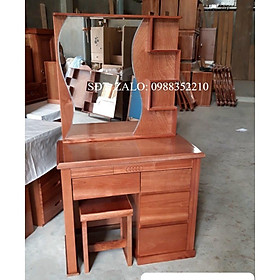 Mua Bàn trang điểm gỗ xoan đào  gỗ hương xám  kiểu 4 ngăn kéo ôlimpic