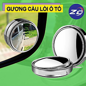 Mua Bộ 2 Gương Cầu Lồi Ô Tô Xoay 360 Độ Có Viền Xóa Điểm Mù Hiệu Quả – Loại Tốt