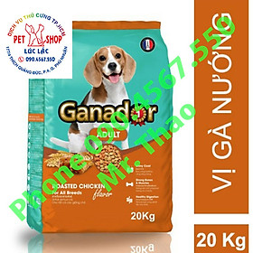 Thức ăn cho chó trưởng thành Ganador vị gà nướng Adult Roasted Chicken Flavor 20kg (dạng xá)