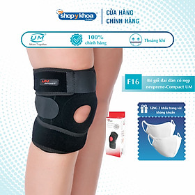 Bó gối đai dán có nẹp neoprene -compact United Medicare F16 