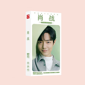 Postcard hộp bưu thiếp Tiêu Chiến 1660 tấm tặng vòng tay chỉ đỏ may mắn