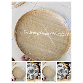 Mua Khay tròn gỗ ép cao cấp phi 45/55/60cm