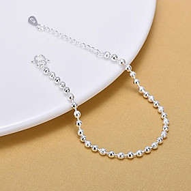 Lắc chân thời trang dây đơn bi trơn sáng bóng LC36