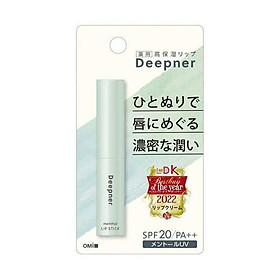 SON DƯỠNG MÔI CHỐNG NẮNG OMI MENTURM DEEPENER HƯƠNG BẠC HÀ