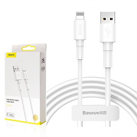 Cáp sạc nhanh baseus iphone 2.4A siêu to khổng lồ - dây sạc siêu bền lightning cho ipad - hàng chính hãng