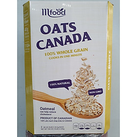 Yến Mạch CANADA thùng 4.52kg ( nguyên hạt cán vỡ)