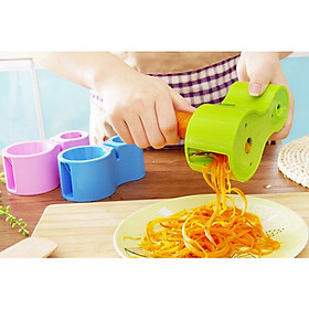 Mua Dụng cụ bào sợi rau củ  vặn 2 đầu xoắn ốc kèm mài dao 2 trong 1. Đồ dùng nhà bếp sang tạo đa năng    giao màu ngẫu nhiên 