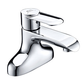 Mua Vòi Lavabo nóng lạnh 2 chân Đồng mạ Chrome Eurolife EL-VIO03 (Trắng bạc)