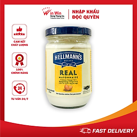 Xốt Mayonnaise Vị Nguyên Bản Hellmann’s 220ml - Thương Hiệu Mỹ, SX Thái Lan | Hellmann’s Real Mayonnaise 220ml