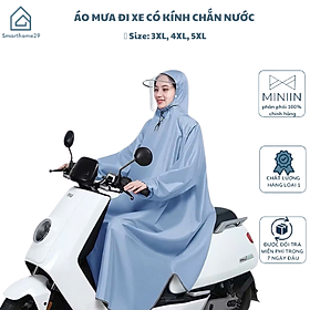 Áo Mưa Đi Xe Kính Chắn Nước Phong Cách Nhật Bản Cao Cấp, Tiện Dụng, An Toàn (Didooglt) - HÀNG CHÍNH HÃNG MINIIN