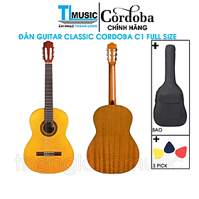 Mua Đàn Guitar Classic Cordoba C1 Full Size (Tặng Kèm Bao 3 Lớp và 3 Pick Gảy)- Hàng Chính Hãng