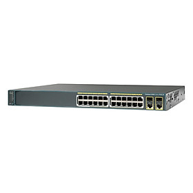 Hình ảnh Thiết Bị Chuyển Mạch Switch Cisco WS-C2960+24PC-L - Hàng Nhập Khẩu