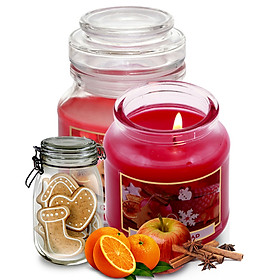 Mua Hũ nến thơm tinh dầu Bartek Gingerbread 130g QT06649 - bánh gừng  táo  quế (Giao mẫu ngẫu nhiên)