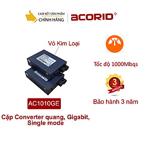 Mua Cặp Converter quang  Gigabit  Single mode - Acorid AC101-GE - Hàng Nhập Khẩu