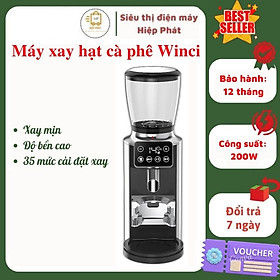 Mua Máy xay hạt cafe Winci  35 chế độ xay  màn hình cảm ứng  xay mịn - Hàng chính hãng