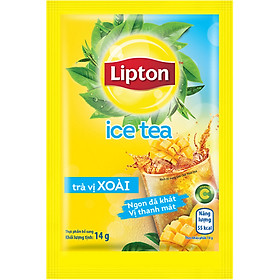 Hộp 16 Gói Trà Lipton Ice Tea Vị Xoài (14g / Gói)