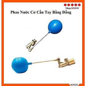 Mua Phao cơ đồng  INOX phi 21 bóng tròn bơm nước tự động  chống tràn cho téc nước  bể ngầm dn15(1/2) và dn20(3/4)