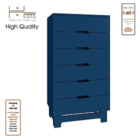 [Happy Home Furniture] MOLLY, Tủ lưu trữ 6 ngăn kéo, 64cm x 45cm x 120cm ( DxRxC), THK_105