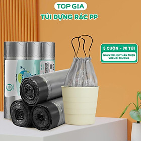 Mua cuộn túi đựng rác có dây Top Gia PP tự huỷ sinh học thân thiện với môi trường