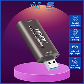 Mua Cáp HDMI To USB 3.0 Video Capture SeaSy  Hỗ Trợ Live Stream  Ghi Hình Vào Máy Tính Từ Điện Thoại  Ipad  Camera  PC  PS  360 Wii U Camcorder DV  Video Conference  HD DVR  Thiết Bị Y Tế  Nội Soi  Siêu Âm - Hàng Chính Hãng