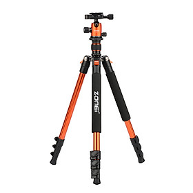 Chân Máy Ảnh Di Động ZOMEI Q555 Kèm Đầu Bóng/ Đế Gắn Nhanh/ Túi Đựng (63 Inch)