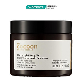 Hình ảnh Mặt Nạ Nghệ Hưng Yên Cocoon Turmeric Face Mask Giúp Da Rạng Rỡ & Mịn Màng 100ml