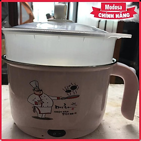 Mua Nồi Nấu Lẩu Nấu Mì Modosa Kèm Khay Hấp Đa Năng - Cmh18 - Hàng Chính Hãng
