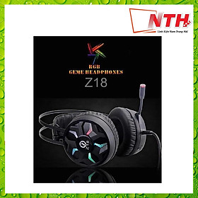 Tai nghe Z18 led RGB âm thanh 7.1 - Thích hợp 3 in 1 cổng USB CHUYÊN PHÒNG GAME - NTH