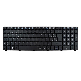 Laptop SP Spanish Keyboard Replacement for Acer Aspire AS5741G 5810T Black