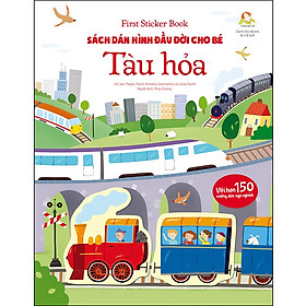 Hình ảnh sách First Sticker Book - Sách Dán Hình Đầu Đời Cho Bé - Tàu Hỏa 75N