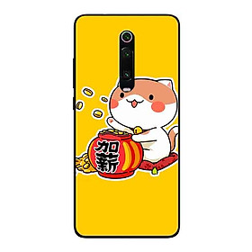 Ốp Lưng in cho Xiaomi Mi 9T Mẫu Mèo May Mắn 6 - Hàng Chính Hãng