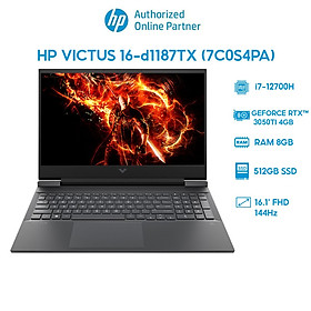 Laptop HP VICTUS 16-d1187TX (7C0S4PA) (i7-12700H | 8GB | 512GB | GeForce RTX 3050Ti 4GB | 16.1' FHD 144Hz | Win 11) Hàng chính hãng