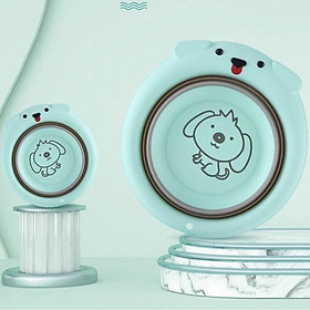 Mua Chậu Rửa Mặt Gấp Gọn Cho Bé 34cm Chất Liệu Silicol Cao Cấp An Toàn Hình Gấu Siêu Đáng Yêu