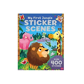 Sách dán hình rừng nhiệt đới My First Jungle Sticker Scenes | Bookmedi sách chính hãng