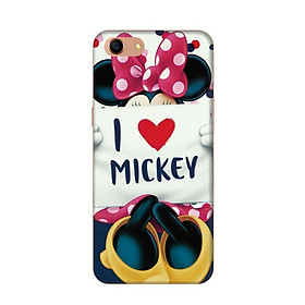Ốp Lưng Dành Cho Điện Thoại Oppo A83 - I Love Mickey