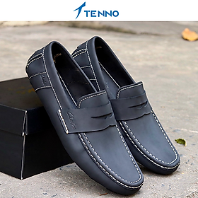 Giày lười nam, giày tây, giày da bò thật, giày da công sở - Tenno - TNC-003