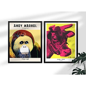 Tranh canvas treo tường, 25 mẫu tranh Andy Warhol nghệ thuật chọn lọc - Tặng kèm đinh treo tranh - TIỆM TRANH 91