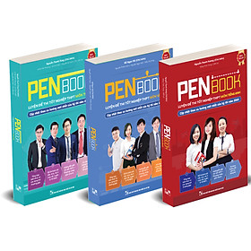 Combo PENBOOK Khối A1 - PENBOOK Luyện đề thi THPT Quốc Gia - Bộ 3 môn Toán, Lí, Anh - Bản 2021