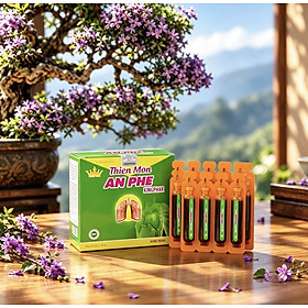 Siro ho Thiên môn an phế Kingphar 3 , hộp 15 ống x 10ml, giảm ho, đờm, khản tiếng