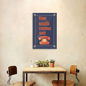 Mua Tranh phong cách cổ điển  Tình Người Thương Nhớ  W2206 - khổ đứng