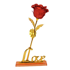 Romantic Artificial Rose Flowers Gift Box Christmas Love Stand Stem