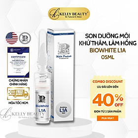Son Khử Thâm Dưỡng Hồng Môi Mibiti Prudente Biowhite L1A | Kelly Beauty