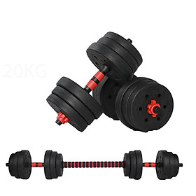 Bộ Tạ Tập Tay 2 in 1 Kết Hợp Tạ Đẩy (20kg) Đa Năng